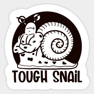 Tough Snail Mono Sticker